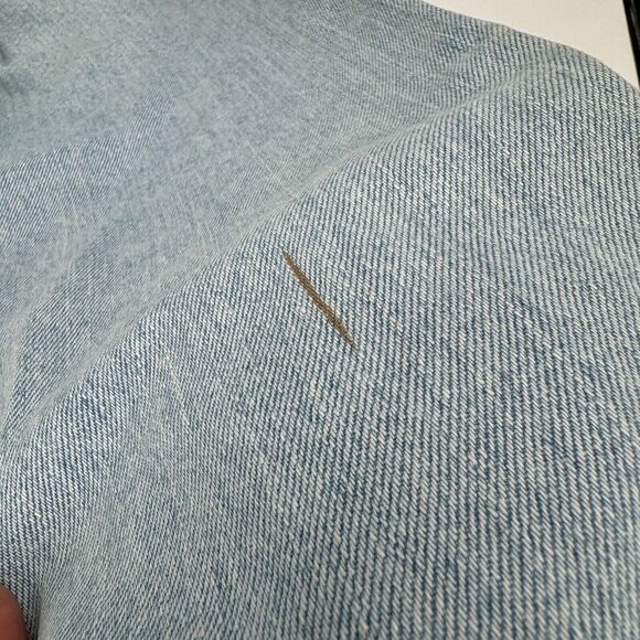 Vintage 1990s Levis 505 323x30 Measured 32in Acid Washed Light USA *Flaws* - Picture 12 of 14